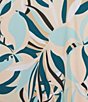 Kinesis Tropical Flower Print Pull-On Flowy Skirt, Color:Blue Tropical Floral - Image 3