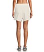 Color:Birch - Image 2 - Stretch Woven Ribbed Knit Shorts
