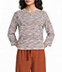 Kinesis Striped Crew Neck 3/4 Rolled Sleeve Raglan Top - Image 1