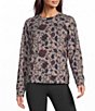 Kinesis Tiled Vine Printed Crew Neck Long Sleeve Raglan Sweatshirt - Image 1