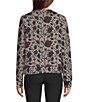 Kinesis Tiled Vine Printed Crew Neck Long Sleeve Raglan Sweatshirt - Image 2