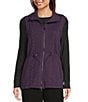 Kinesis Two Way Zip Front Sleeveless Vest, Color:Mysterioso - Image 2
