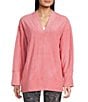Kinesis V-Neck Long Sleeve Pullover - Image 1