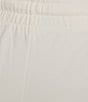 Kinesis Velour Knit Elastic Waist Wide Leg Coordinating Pants, Color:Egret - Image 4