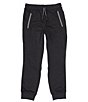 Color:Black - Image 1 - Kinetic by Class Club Big Boys 8-20 Tapered Jogger Pants