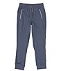 Color:Navy - Image 1 - Kinetic by Class Club Big Boys 8-20 Tapered Jogger Pants