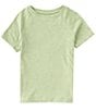 Color:Green - Image 1 - Kinetic by Class Club Little Boys 2T-7 End On End Synthetic Crew Neck T-Shirt