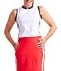 Color:White - Image 1 - Activate Sleeveless Golf Top