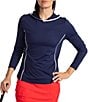 Color:Navy - Image 1 - Layer It Up Long Sleeve Hoodie