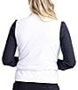 Color:White - Image 2 - Layer Slayer UPF Zip Front Golf Vest