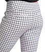 Color:Black Print - Image 2 - Snappy Trouser Plaid Golf Pants