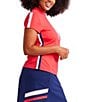 Color:Tomato Red - Image 3 - Sporting Life Short Sleeve Golf Top