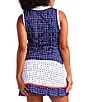 Color:Domino Navy - Image 2 - Victory Sleeveless Golf Top