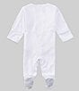 Color:White - Image 2 - Baby Boys Newborn-6 Months Long Sleeve Cotton Tail Coveralls