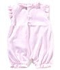 Kissy Kissy Baby Girls Gingham-Printed Easter Bunnies Embroidered Romper, Color:Pink - Image 2