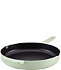 KitchenAid Kitchenaid Enameled Cast Iron Induction Skillet with Helper Handle and Pour Spouts, 12-Inch, Color:Pistachio - Image 1