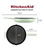 KitchenAid Kitchenaid Enameled Cast Iron Induction Skillet with Helper Handle and Pour Spouts, 12-Inch, Color:Pistachio - Image 2