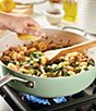 Kitchenaid Hard Anodized Ceramic Nonstick Saute Pan with Lid, 5-Quart - Image 4