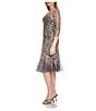Komarov Lace Leopard Fade Midi Dress, Color:Leopard Fade - Image 3