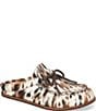 Kork-Ease Alize Printed Calf Hair Moc Toe Mules - Image 1