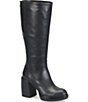 Kork-Ease Anny Leather Block Heel Platform Tall Boots - Image 1