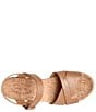 Color:Brown - Image 6 - Ava 2.0 Wedge Platform Cork Sandals