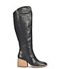 Color:Black - Image 2 - Avril Leather Western Inspired Tall Boots