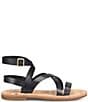 Color:Black - Image 2 - Bryleigh Leather Gladiator Sandals