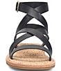 Color:Black - Image 5 - Bryleigh Leather Gladiator Sandals