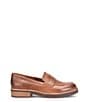 Color:Rum - Image 2 - Carlisle Leather Penny Loafers