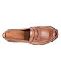 Color:Rum - Image 6 - Carlisle Leather Penny Loafers