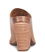 Color:Terra Brown - Image 3 - Challis II Leather Block Heel Mules