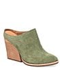 Color:Green/Pine - Image 1 - Challis II Suede Mules