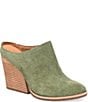 Color:Green/Pine - Image 1 - Challis II Suede Mules
