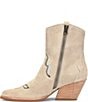 Kork-Ease Dallas Suede Mesh Inset Pointed Toe Western Booties - Image 4