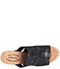 Color:Black - Image 6 - Devan Woven Leather Platform Sandals