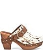 Kork-Ease Gemini Animal Printed Calf Hair Studded Mule Clogs - Image 2