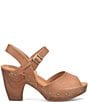 Kork-Ease Gwen Leather Studded Ankle Strap High Heel Platform Sandals - Image 2