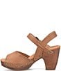 Kork-Ease Gwen Leather Studded Ankle Strap High Heel Platform Sandals - Image 4