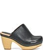 Kork-Ease Gwendolyn Leather Artisan Stitched Clogs - Image 2