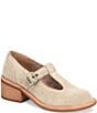 Kork-Ease Jesse Suede Block Heel T-Strap Mary Janes - Image 1