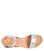Color:Soft Gold - Image 6 - Mullica Leather Ankle Strap Cork Platform Wedge Sandals