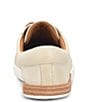 Color:Cream - Image 3 - Paislee Leather Lace-Up Sneakers