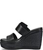 Kork-Ease Raya Leather Banded High Wedge Sandals - Image 4
