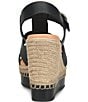 Kork-Ease Rayleigh Leather Platform Wedge Espadrille Sandals - Image 4