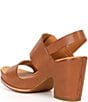 Color:Brown Terra - Image 3 - San Carlos Leather Buckle Platform Block Heel Clog Sandals
