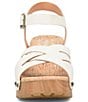 Color:Cream - Image 5 - Tia Leather Platform Sandals