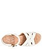 Color:Cream - Image 6 - Tia Leather Platform Sandals