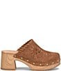 Kork-Ease Tomika Woven Suede Block Heel Mule Clogs - Image 2