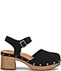 Kork-Ease Tribeca Suede Ankle Strap Block Heel Platform Clogs - Image 2